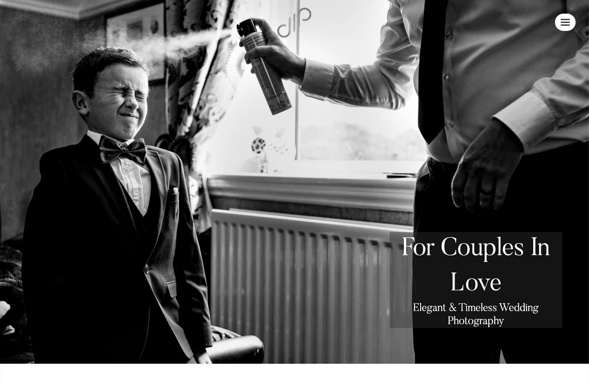 Damion Mower Photography website